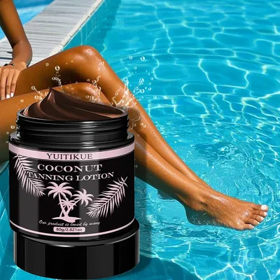 YUITIKUE Natürlicher Kokosnuss-Selbstbräuner - Verleiht langanhaltenden Bronzeton, hinterlässt die Haut hydratisiert und strahlend