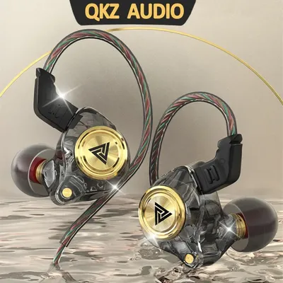 QKZ AK3 FiLe Wired Kopfhörer Mikrofon HiFi Musik Monitor Bass Kopfhörer Noise Cancelling Headset für Sport Gaming Zubehör