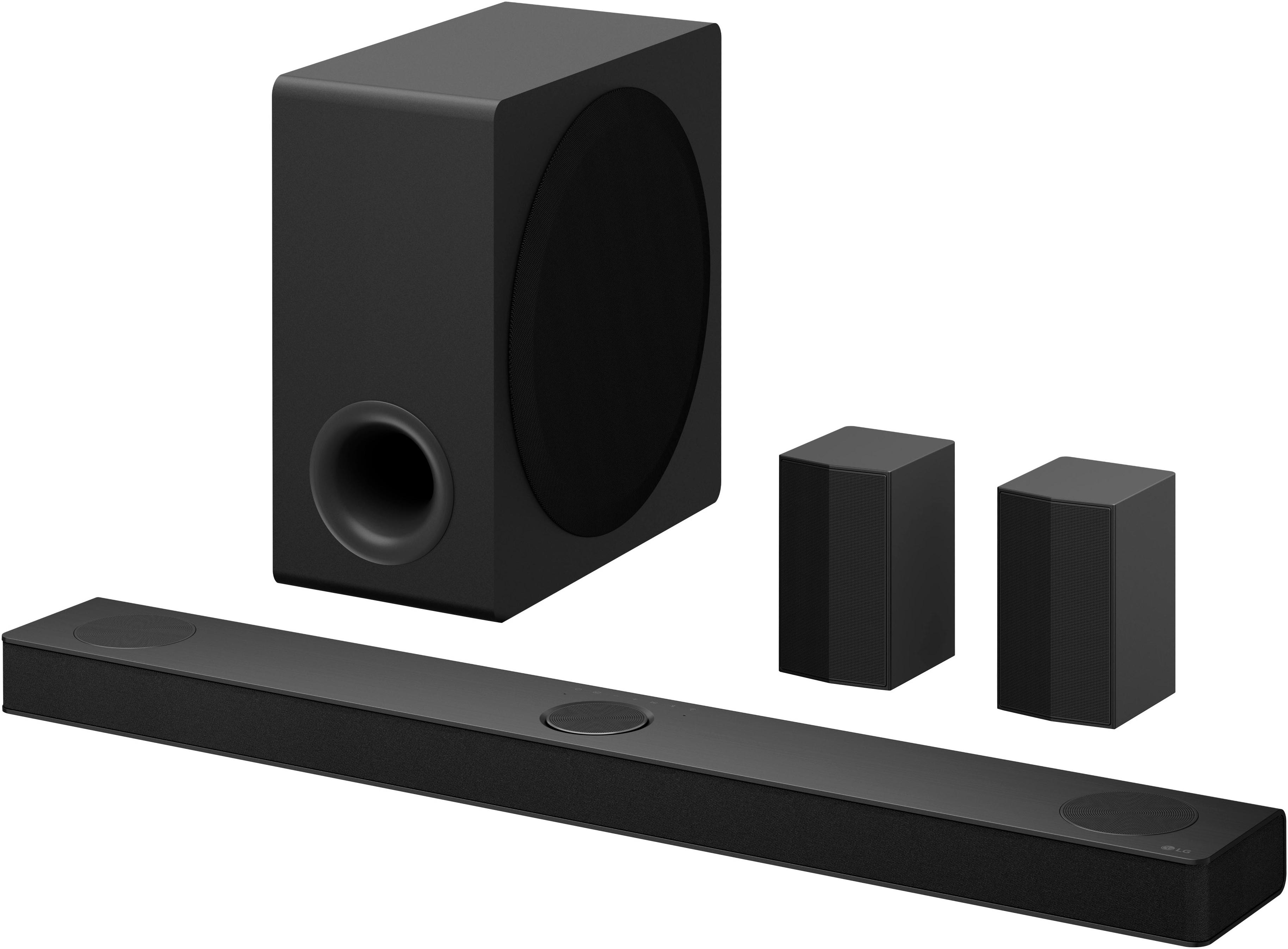 LG Soundbar "DS80TR", schwarz, B:100cm H:6,3cm T:13,5cm, Lautsprecher