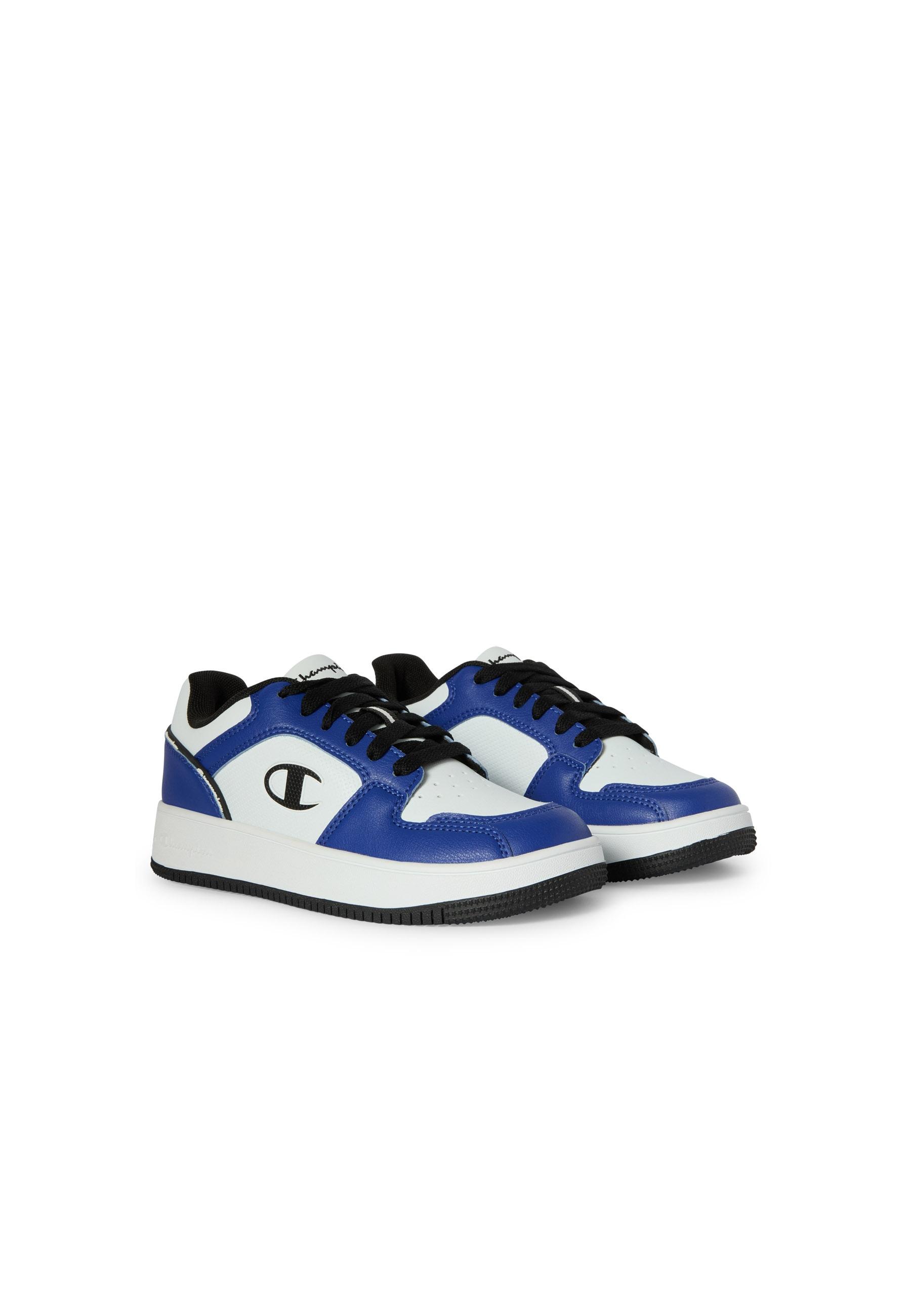 Sneaker CHAMPION "RD18 2.0 LOW B GS", Jungen, Gr. 37,5, wht, bai, nbk, Synthetik, Schuhe Sneaker