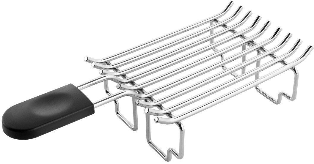 KITCHENAID Brötchen-Röstaufsatz "5KTBW22", schwarz (edelstahlfarben, schwarz), B:31,5cm H:8,5cm T:14,3cm, Küchenmaschinen-Aufsätze