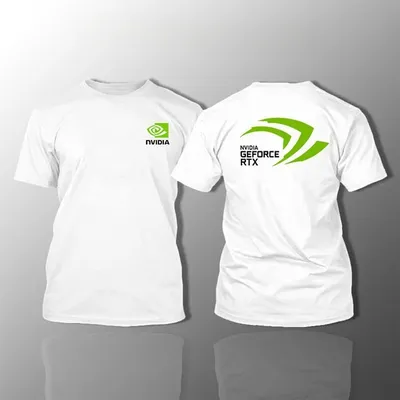 2026 NVIDIA Kurzarm-Shirt NVIDIA RTX Intel Sommerkleidung für Gaming-Geeks Rundhals-T-Shirt