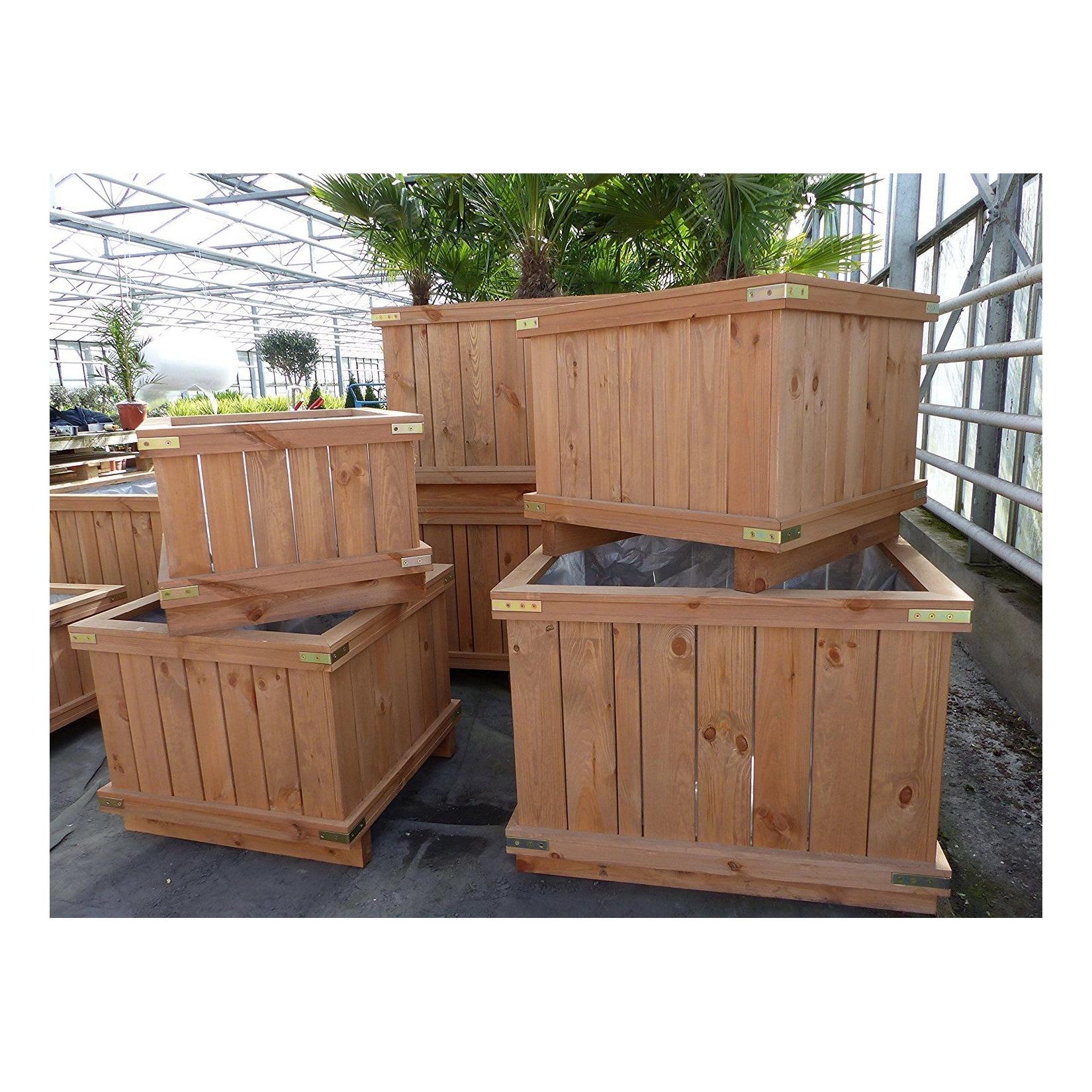 Holzkübel XXL Pflanzkübel Holz Premiumqualität, div. Größen, Pflanztopf