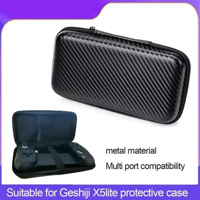 Für Gamesir X5 Lite/X5 Mobile Gaming Controller Harte Tasche Wasserdicht Muster Faser Tragen Carbon Transpor Einfache Tragen reise