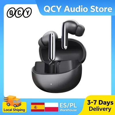 QCY MeloBuds Pro Adaptive Hybrid Active Noise Cancelling Kabellose Ohrhörer 46 dB Bluetooth 5.3 LDAC Hi-Res Audio 34H Ohrhörer Bequeme Passform
