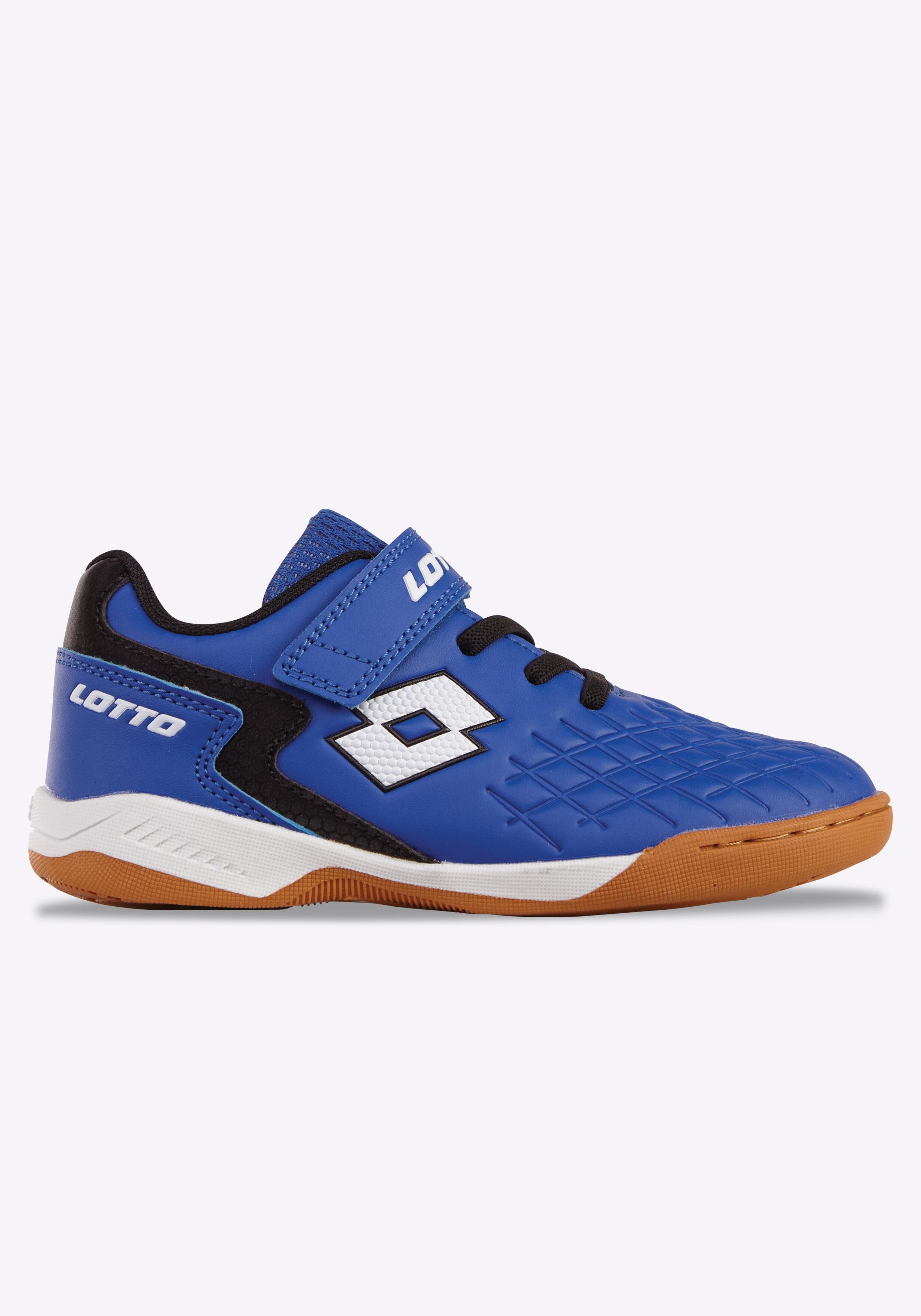 Hallenschuh LOTTO, Mädchen, Gr. 29, blau, schwarz, Synthetik, Schuhe Hallenschuh, Indoor Sportschuhe