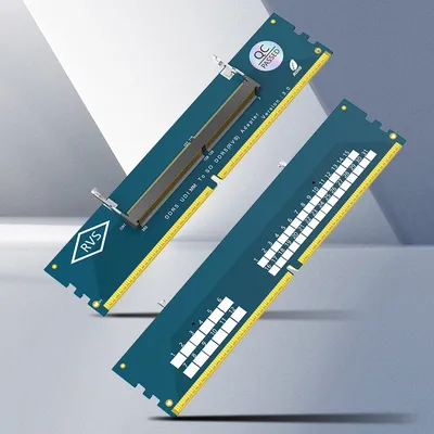 Laptop SO-DIMM DDR5 RAM zu Desktop DDR5 U-DIMM Adapter, DDR5 SO-DIMM Gaming Laptop RAM Speichermodul, DDR5 Speicher RAM Adapterkarte