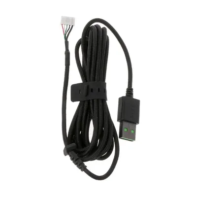 2022 neue Durable Nylon Geflochtene Linie USB Maus Kabel Ersatz Draht Für Razer DeathAdder Elite Wired Gaming Maus