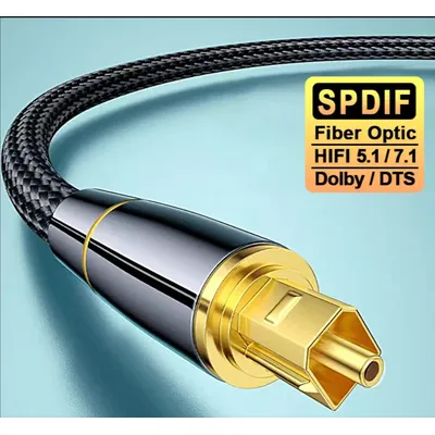 Digitales Audiokabel SPDIF Toslink Audioverstärker Koaxialkabel HiFi-Lautsprecherkabel Heimkino Soundbar Glasfaserkabel ﻿