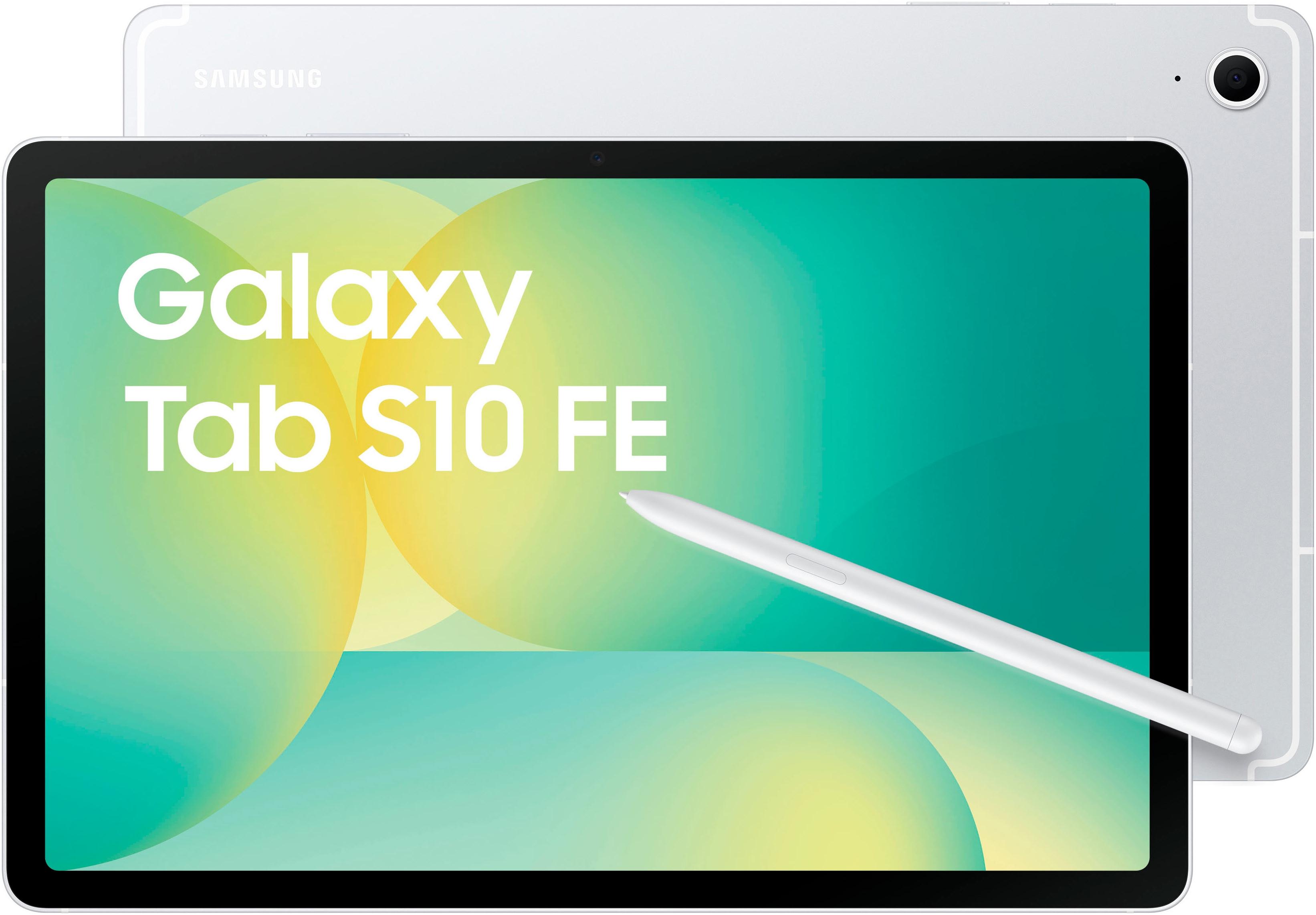 SAMSUNG Tablet "Galaxy Tab S10 FE 128GB", silber, 128 GB, Tablets_EBookReader