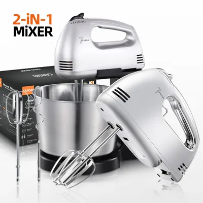 Custom Home Kitchen Electrica Batidora De Mano 7-Gang-Food Mehl Teig Kuchen Schneebesen Handmixer Elektrische Handmixer