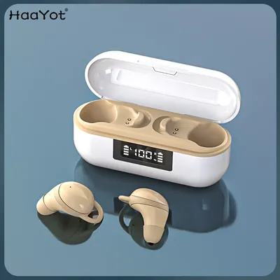 Super Mini Bluetooth Kopfhörer TWS Drahtlose Kopfhörer HiFi Stereo Headsets mit Mic Mini Schlaf Ohrhörer für Alle Smartphone