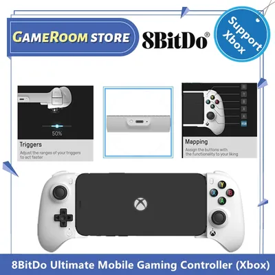 8BitDo Ultimate Mobile Gaming Controller Bluetooth Gamepad für Xbox, passend für mobile Geräte zum Auftragen/Android 9.0 kompatibel mit iOS
