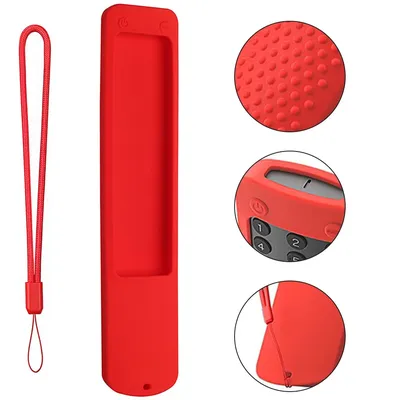 Silikonhülle für Xiaomi Ultra HD 4K QLED TV Q2 50" 55" 65" Schutzhülle Anti-Drop-Schutzhülle mit Anti-Verlust-Lanyard