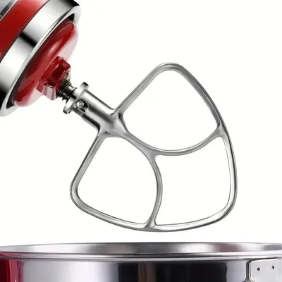 KitchenAid Mixer Flachrührer-Aufsatz - Edelstahl-Ersatz für 6Qt & Artisan Serie