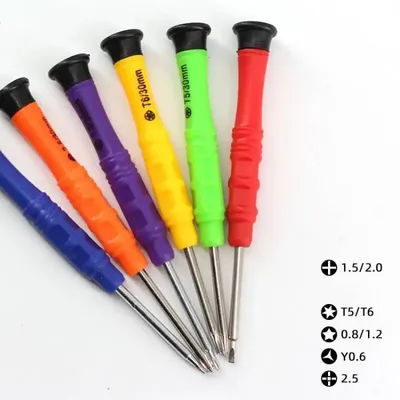 Präzisions-Handwerkzeug Mini Magnetischer Schraubendreher mit Rutschfestem Griff für iPhone iPad Samsung Sony Xiaomi Handy Laptop Wartung