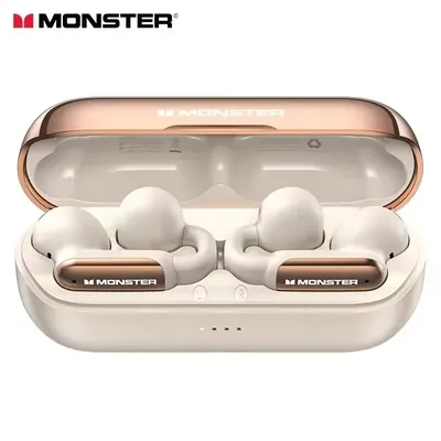 Monster AC601 OWS Bluetooth-Gaming-Kopfhörer ENC Call Noise Cancelling-Ohrhörer mit Mikrofon 36 Stunden langes Standby-Sport-Wireless-Headset