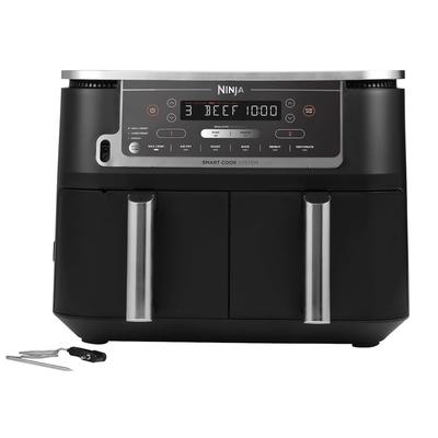 Ninja AF451EU Heißluftfritteuse 9,5 l, 2470 W, Schwarz
