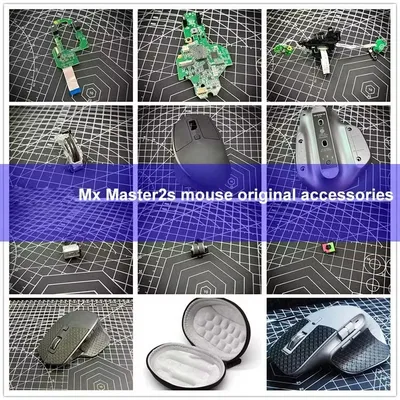 Für kompatible MX Master 2S MX1 Gaming Maus Ersatzteile Shell Rad Motor Motherboard Rutschfeste Aufkleber Aufbewahrungsbox