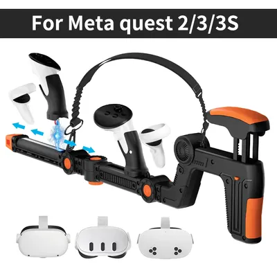 Neue Version VR Gaming Erlebnis Magnetische VR Spiele Gewehr Pistole Lager Für Meta Quest 2/3/3s/pro/3 VR Zubehör Weihnachten Geschenk