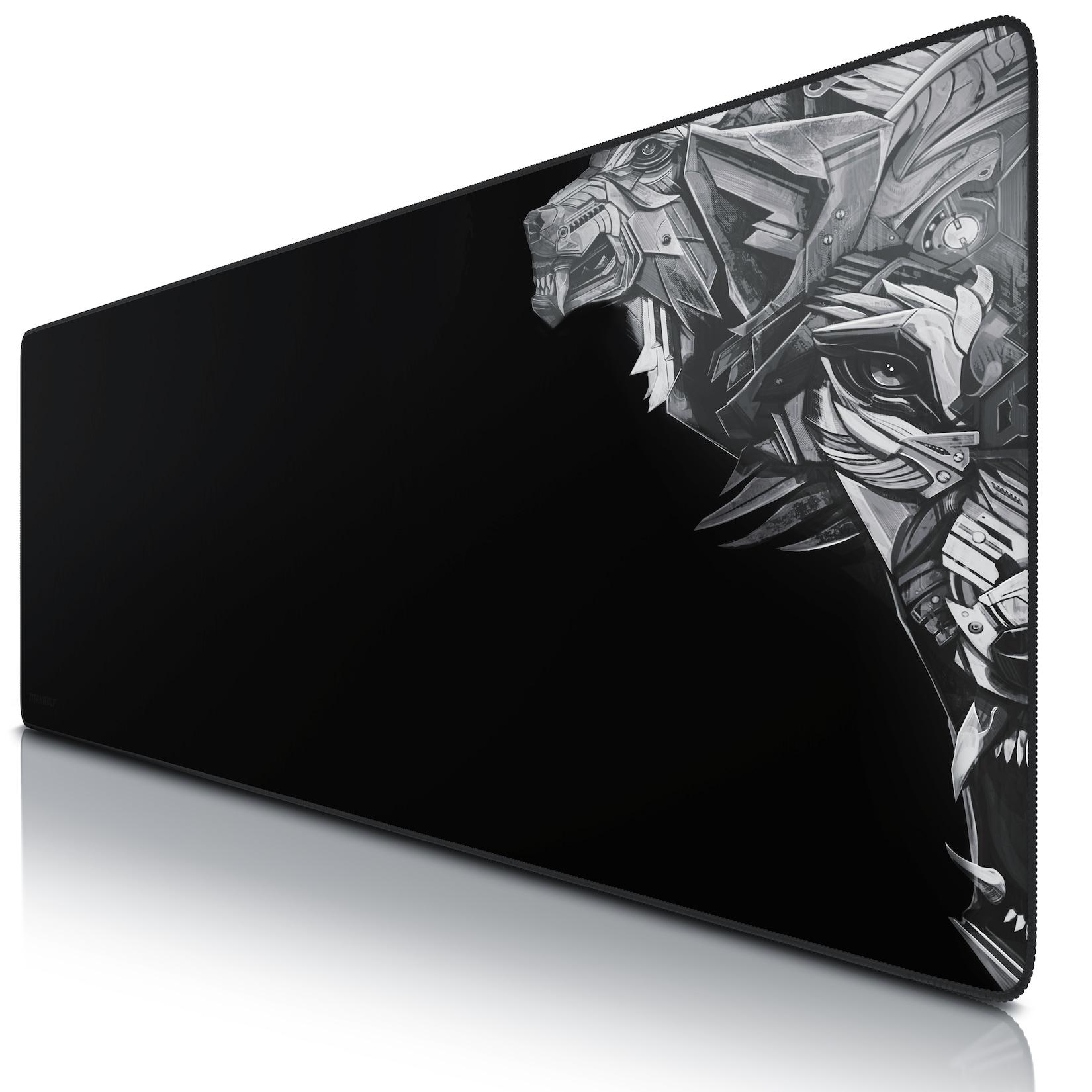 Titanwolf Gaming Mauspad, XXXL Speed Mousepad 1200 x 400 mm, Geschwindigkeit & Präzision, Delta