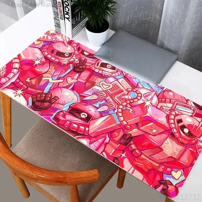 Großes Mauspad für PC-Gaming Laptop Computer Tastatur Schreibtischunterlage XXL Gundam Zaku II Mauspad