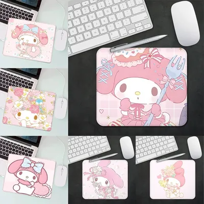 Niedlichen Cartoon meine Melodie Gaming Mauspad xs kleines Mauspad für PC Gamer Desktop-Dekoration Büro Maus Matte Deskmat Teppich