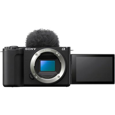 SONY Systemkamera-Body "Alpha ZV-E10 II", schwarz, B:11,45cm H:6,75cm T:5,42cm, Fotokameras, Spiegellose APS-C-Videokamera, 4K60p Video, 4:2:2 10-Bit Aufn., 26 MP