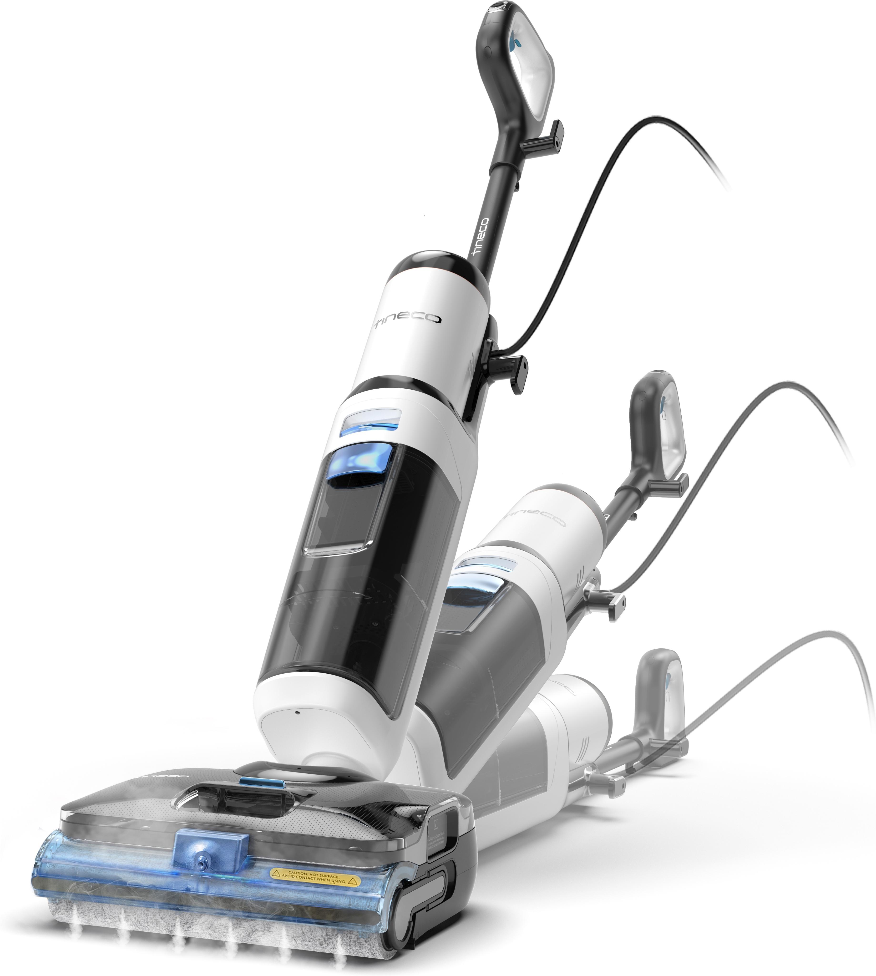 TINECO Nass-Trocken-Sauger "FLOOR ONE S6 Stretch Steam Plus Dampfreiniger mit Hochdruck-Dampf", weiß, B:30cm H:120cm T:29cm, Mehrzwecksauger, mit 160 Grad hygienischer Dampfreinigung, für Flecken und Tierhaare