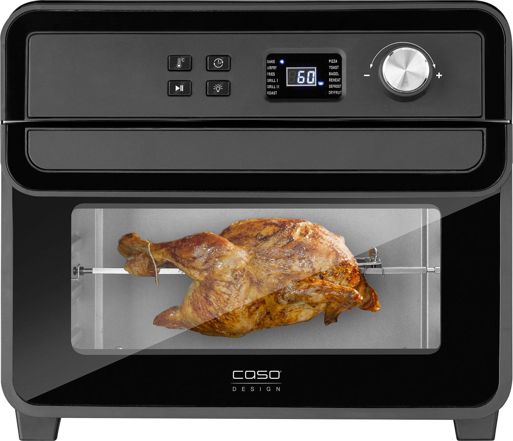 CASO Minibackofen "AirFry Chef 1700", schwarz, B:40,5cm H:35cm T:39cm, Minibacköfen, Minibackofen