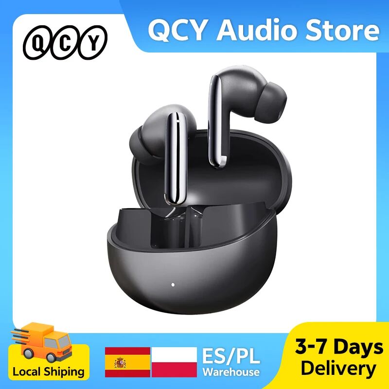 QCY MeloBuds Pro Adaptive Hybrid Active Noise Cancelling Kabellose Ohrhörer 46 dB Bluetooth 5.3 LDAC Hi-Res Audio 34H Ohrhörer Bequeme Passform