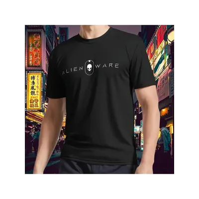 Alienware One Active Gaming T-Shirt - Herren-Technik-T-Shirt Geeignet für Gaming-Aktivitäten - Lässige Alltags- und Meeting-Kleidung