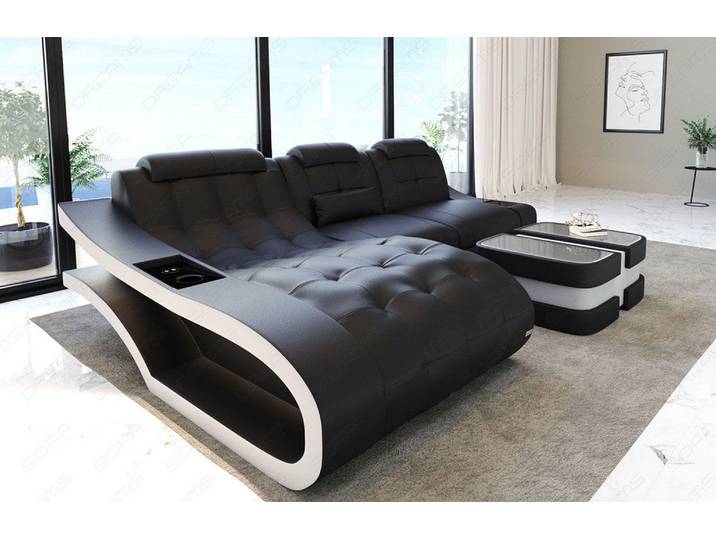 Ecksofa Elegante L-Form Leder