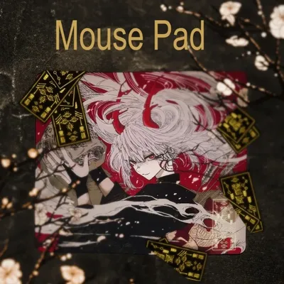 AbyssGaming Mauspad, glattes Anime-Thema, Schreibtischunterlage, mittlere Härte, ultraschnelle Geschwindigkeit, E-Sport-Mauspad, individuelles Gaming-Zubehör
