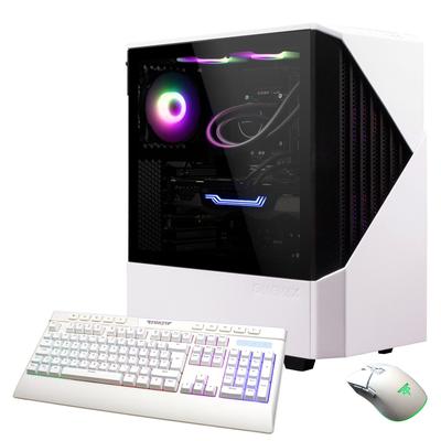 GAMEMAX Gaming-PC "Horizon 7983 AMD Ryzen 5 9600X 16GB DDR5 1TB SSD RTX 5060Ti", weiß, schwarz, Microsoft Windows 11 Home (64 Bit), 16 GB RAM 1.000 GB SSD, Desktop-PCs, Windows 11, DDR5 RAM, Wasserkühlung