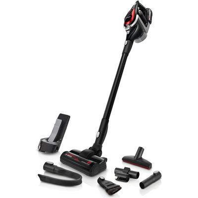 BOSCH Akku-Stielstaubsauger "Unlimited ProPower BSS81POW1, Serie 8, schwarz", schwarz, B:25,2cm H:128cm T:17,5cm, Akkusauger, 18V Bosch Power for ALL, 5,0 Ah Akku, inkl. umfangreichem Zubehör