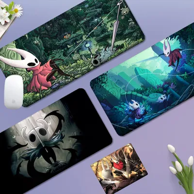 Hollow Knight 90x40cm Große Tastatur Matte Tisch Matte Studenten Gamer Desktop Mousepad Gaming Maus Pad Desktop Matte