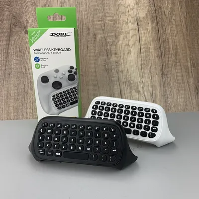 2,4G Drahtlose Tastatur Für Xbox Serie X/S/One/One S Controller Chat Pad Mini Gaming Tastatur mit USB Empfänger Kopfhörer Jack