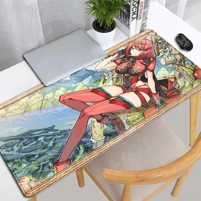 Großes Mauspad Xeno blade Chroniken Gaming Mauspad Computer Büro zubehör Maus matten unten Anti-Rutsch-Tastatur Mauspad