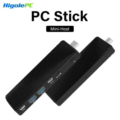 Higole PC Stick Lüfterloser Mini-PC Intel J4105 Windows 11 WiFi5 8 GB 128/256 GB Laptop Desktop-PC HDMI 4K TV Stick PC Mini-Computer