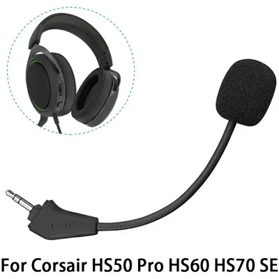 3,5 mm Schwanenhals-Mikrofon Ersatz für Corsair HS50 Pro HS60 HS70 SE Gaming-Headsets Kopfhörer