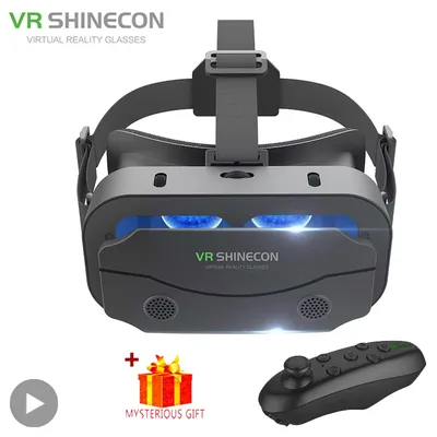 3D Viar Telefon Virtual Reality VR Brille Headset Helm Geräte Smart Linsen Brille Smartphones Handy Headset Handy Spiele Mobile