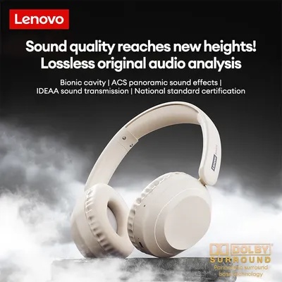 Neue Lenovo LE601 Wireless Gaming Headsets Bluetooth 6.0 AI Call Noise Reduction Kopfhörer Lange Ausdauer Kopfhörer für Mikrofon