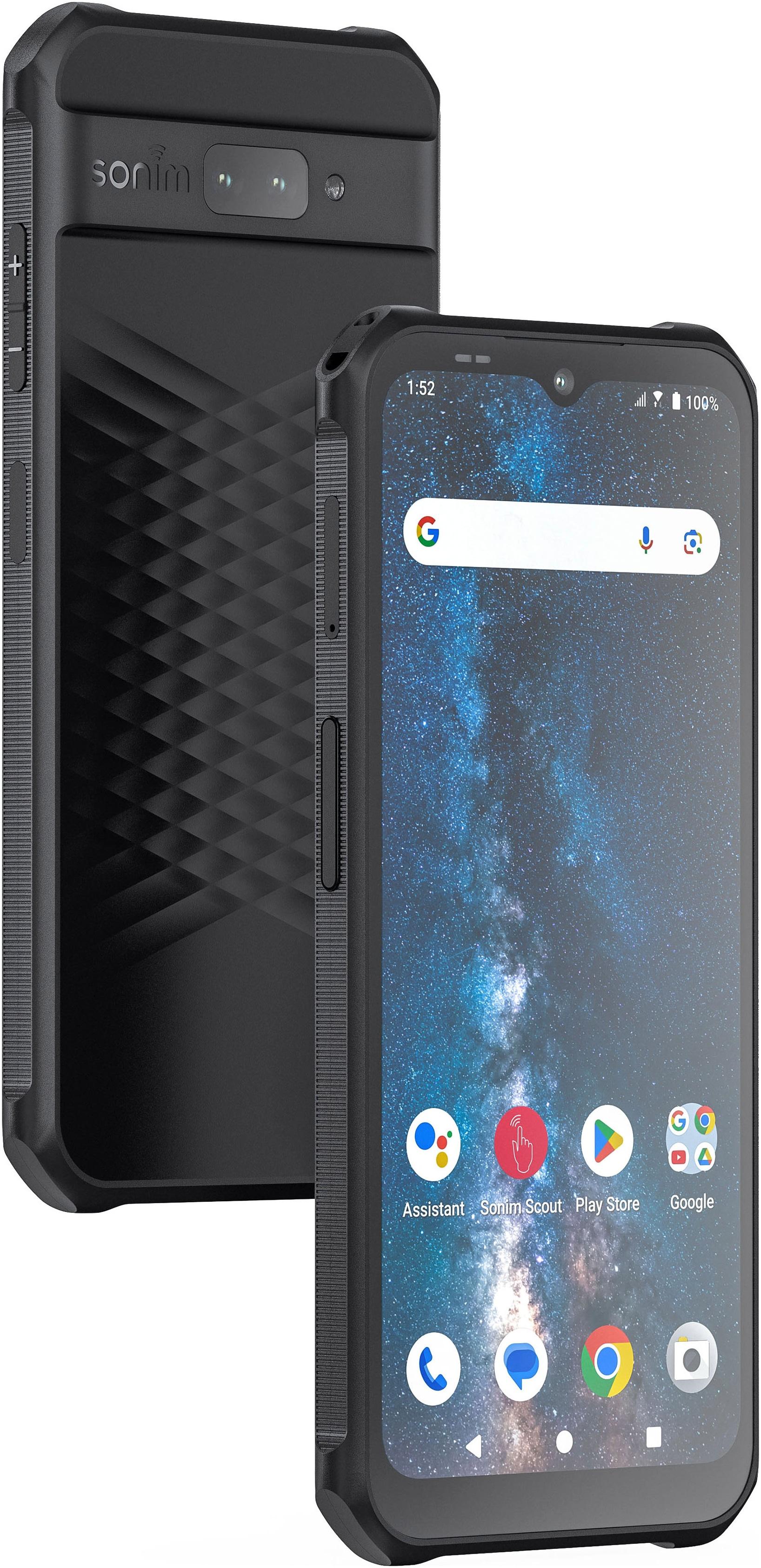 SONIM Smartphone "XP400 5G", Energieeffizienz: B (A-G), schwarz, 128 GB, Mobiltelefone