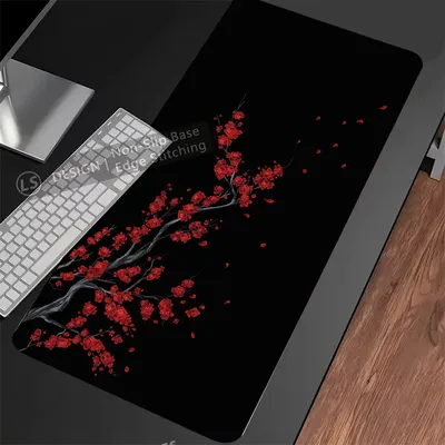 Japan Sakura Gaming Mauspad Xxl Verschiedene Farben Laptops Kirschblüte Mousepad Büro Teppich Gamer Tastatur Computer Schreibtische