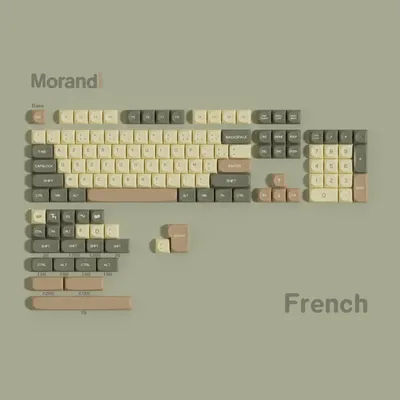 PBT MOA Cherry Tastenkappen Französisch FR ISO Mechanische Tastatur Tastenkappe Rot Blau Samurai Für MX Switch 75 82 98 104 Tasten Gaming Tastatur