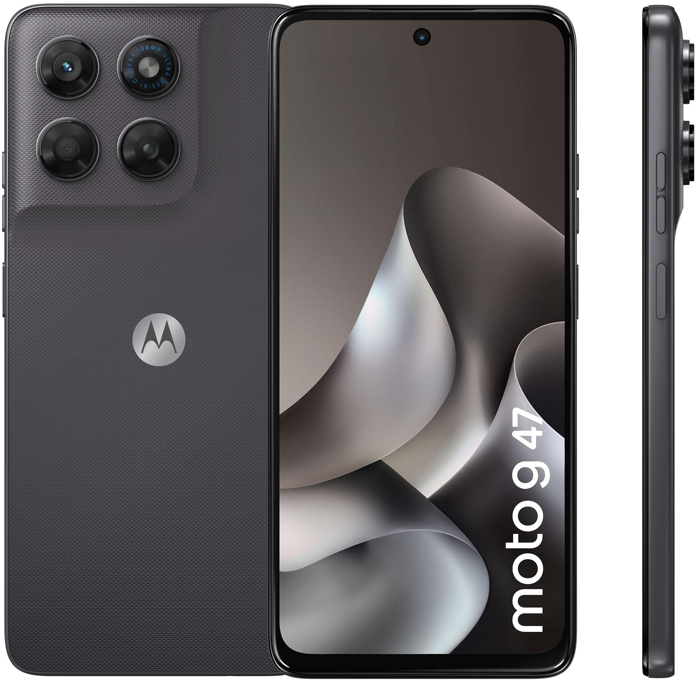 MOTOROLA Smartphone "moto g47 128 GB", Energieeffizienz: A (A-G), pantone impenetrable, 128 GB, Mobiltelefone