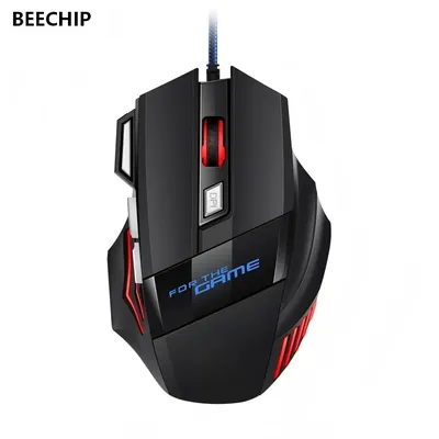 1 PC Neue Hyperspeed USB Gaming Maus RGB Hintergrundbeleuchtung Ergonomische Spiel Mäuse 7D Esports Wired Maus für Laptop PC Gamer