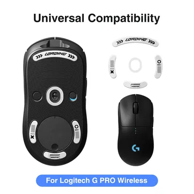 Gläser Maus Glide Skates Für Logitech G Pro Wireless ENERGY FORT Glatte Gaming Mäuse Füße Aufkleber Schweiß Pads