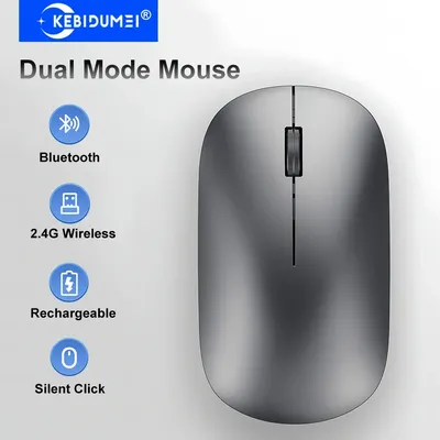 Dual-Modus 2,4G Drahtlose Maus Bluetooth Maus Wiederaufladbare Maus Gaming Mäuse Büro Stille Taste Maus für PC Laptop tablet
